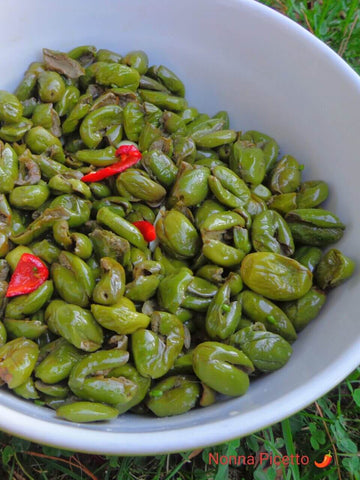 Olive Verdi Schiacciate in Salamoia