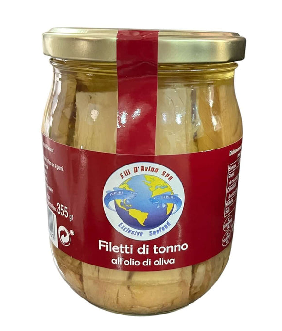 Fratelli D'avino Filetto di Tonno Pinna Gialla Olio D'oliva
