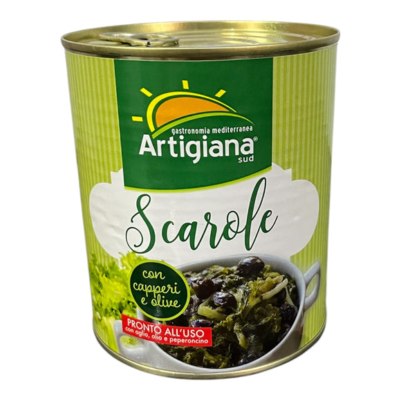 Artigiana Sud Scarole Condite in Barattolo 800gr.