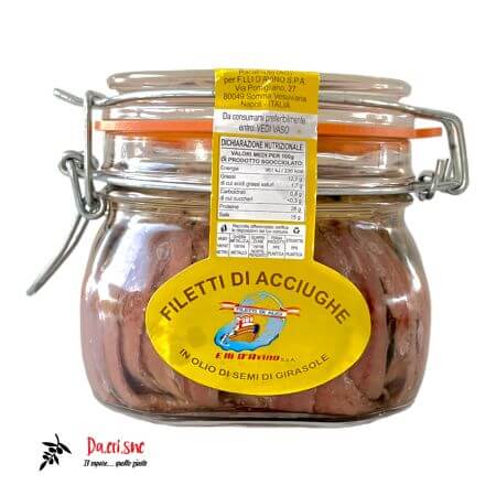 Fratelli D'avino Filetti di Acciughe 570gr.