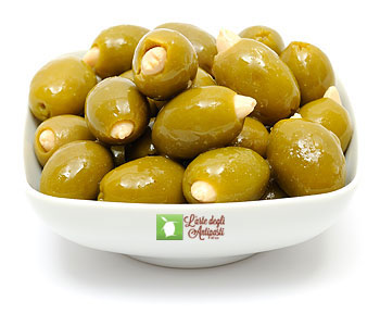 Olive Verdi Grecia alle Mandorle