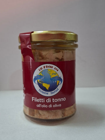 Filetti di tonno in olio di oliva