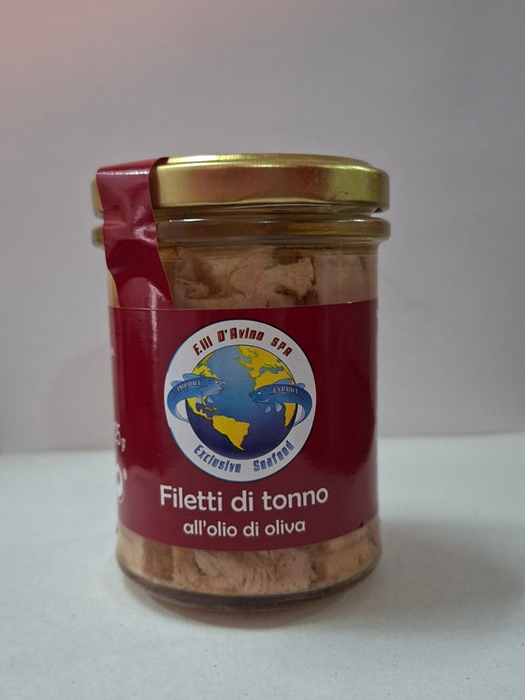 Filetti di tonno in olio di oliva