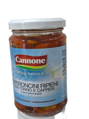 Peperoncini ripieni con Tonno e Capperi in olio di semi di girasole gr.290-2